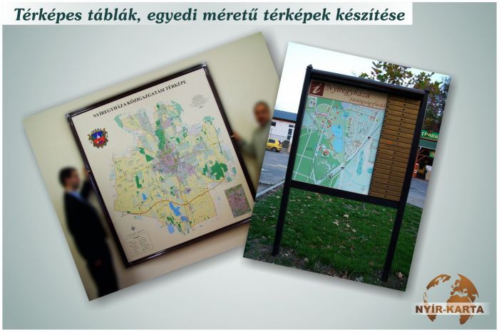Egyedi méretű térképek készítése Egyedi méretű térképek készítése